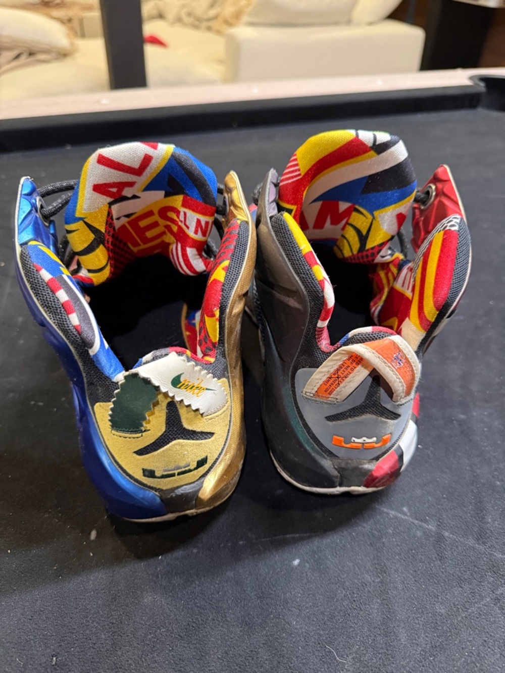 Nike Men's Multicolor Basketball Sneakers - Picture 2 of 6